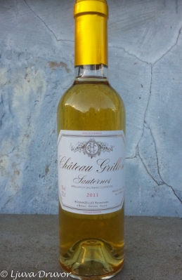 Lucia wine Ch Grillon Sauternes 2011